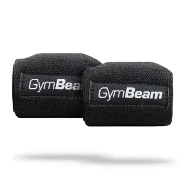 Bandáže na zápěstí Press - GymBeam (černá) (43147-1-black)