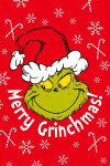 Mikroflanelová deka - Grinch Merry Grinchmas