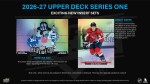 Hokejové karty NHL 2026-27 Upper Deck Series 1 Hockey TIN Box