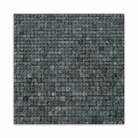 BRIXIES Plus 225.003 Designová podložka na stavění - dlažební kostky 25,5 x 25,5 cm