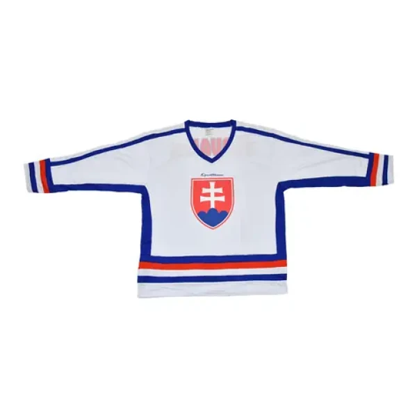 SPORTTEAM Hokejový dres SR 6 bílý vel. L (4891223098365)