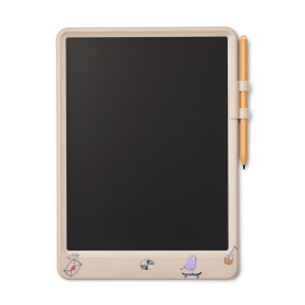 LIEWOOD Magnetický LCD kreslící tablet Zora Tamtam, krémová barva, plast