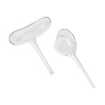 Ferm Living Zavlažovací baňky Mercury Clear – set 2 ks, čirá barva, sklo