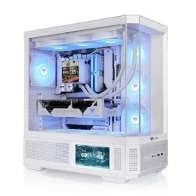Thermaltake View 370 TG ARGB bílá / ATX / 2x USB-A 3.2 / 1x USB-C 3.2 / 4x 120mm ARGB / bez zdroje / průhledná bočnice (CA-11N-00M6WN-00)