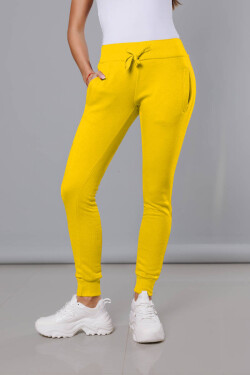Žluté teplákové kalhoty model 15537903 Žlutá J.STYLE