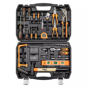 NEO TOOLS 10-202 / Sada nářadí a nástrčných hlavic / 88 ks (10-202)