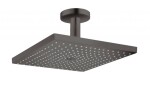 HANSGROHE - Raindance E Hlavová sprcha, 30x30 cm, EcoSmart, kartáčovaný černý chrom 26251340