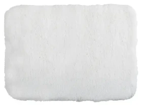 MSV MICROFIBER bílá / Koupelnová předložka / 50 x 70 cm / polyester / protiskluzová