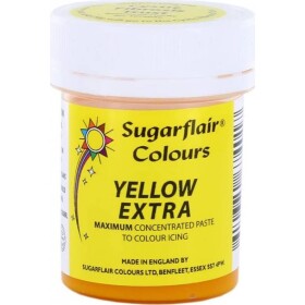 Gelová barva extra yellow 42g - Sugarflair