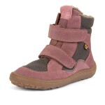 Dívčí zimní barefoot boty TEX WINTER Gray Pink, Froddo, G3160233-6, růžová - 39