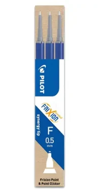 Pilot Frixion Point modrá / Náhradní náplň do rolleru / 0,25 mm / vymazatelná / 3 ks (BLS-FRP5-L-S3)