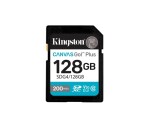 Kingston SDXC karta 128GB Canvas Go! Plus, R:200/W:160MB/s, Class 10, UHS-I, U3, V30 EDF_443754