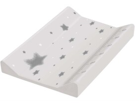 Keeeper přebalovací podložka s pevnou deskou Stars bílá 70x50 cm