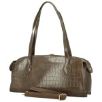 Módní dámská kabelka na rameno Coveri Saimi, taupe