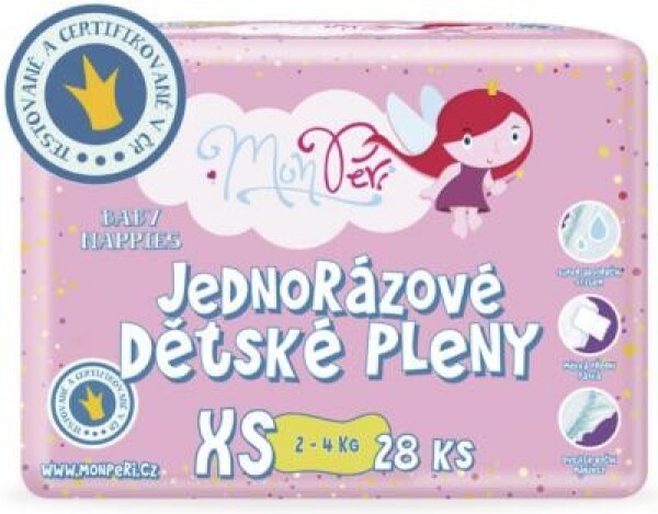 MonPeri XS 2-4 kg, 28ks