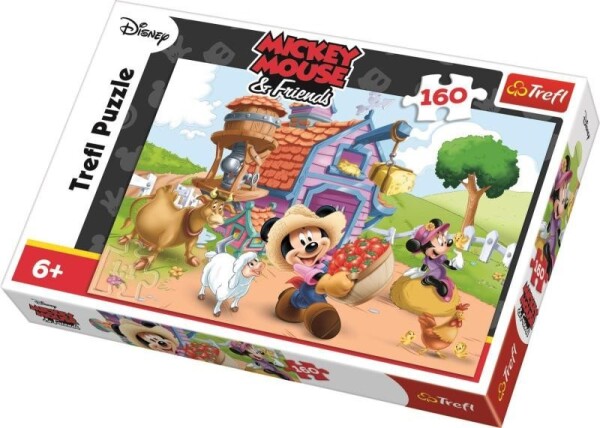 Trefl Puzzle Mickey Mouse Farmář / 160 dílků