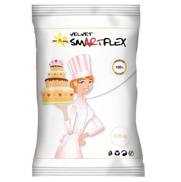 4-MIX Kft, made in EU Smartflex Premium Velvet Vanilka Bílá 250 g