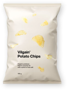 Vilgain Bramborové chipsy BIO – mořská sůl 100 g