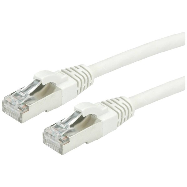 Roline 21.15.0852 RJ45 síťové kabely, propojovací kabely CAT 6a (surový kabel CAT 7) S/FTP 2.00 m šedá dvoužilový stíněný, bez halogenů, samozhášecí 1 ks