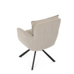 Jídelní židle, béžová, manšestrová látka, HC-X1128 LAN2