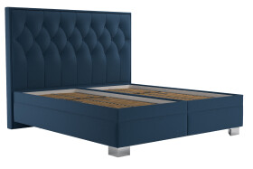 Boxspring Kerstin Matrace: Bez matrace, látka: Riviera 81