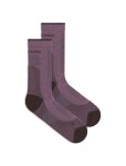 Dámské merino ponožky ICEBREAKER Wmns Merino Hike+ Ultralight Crew, Grey Plum/Bittersweet velikost: 41-43 (L)