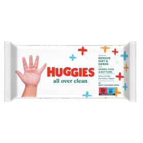 Huggies Single All Over Clean vlhčené ubrousky 56ks