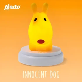 Alecto INNOCENT DOG žlutý pes / Dětské noční světlo / LED / 3x AA baterie (INNOCENT DOG)
