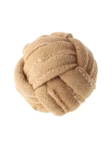 AnimALL Hračka Kožený míč L 10 cm (113230)