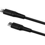 Fixed FIXDLS-CL12-BK Liquid silicone USB-C / Lightning, 1,2m, černý