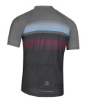Pánský cyklistický dres LEADER, šedá/antracit (elastický materiál MicroCool, velikost 3XL)
