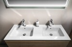 GSI - PURA keramické dvojumyvadlo Slim 122x46cm, bílá ExtraGlaze 8888111