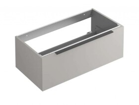 KLUDI - Icos Umyvadlová skříňka, 100x50x35 cm, 1 zásuvka, matná písečně šedá 50S100O2