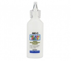 Amos Slupovací barva na sklo Glass Deco 22ml - bílá