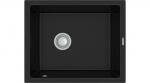 MEXEN - Pedro granitový dřez 1-miska 560x460 mm, černá 6508561000-77