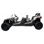 Mamido Elektrické autíčko Buggy ATV RACING UTV2000 čtyřmístné bílé