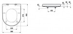 Laufen - Pro WC sedátko, 450x380 mm, bílá H8969503000001