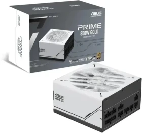 ASUS Prime AP-850G bílá / ATX / 850W / 80 Plus Gold / 135 mm / modulární (90YE00U0-B0NA00)