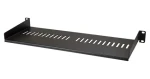 StarTech Ventilovaná rack police 1U černá / Police / 19" / nosnost 20 kg / ocel (CABSHELF1U7V)