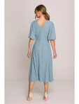 Dámské šaty S399 Světle modrá - Stylove světle modrá L