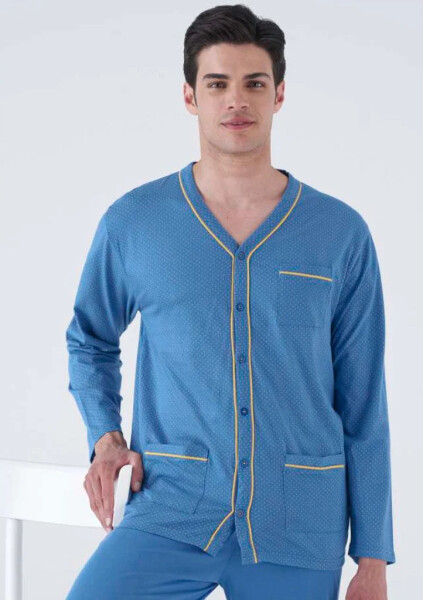 Pánské pyžamo Karelpiu KC8230 4xl Modrá