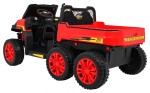 Mamido Dětské elektrické auto Farmer Truck červené