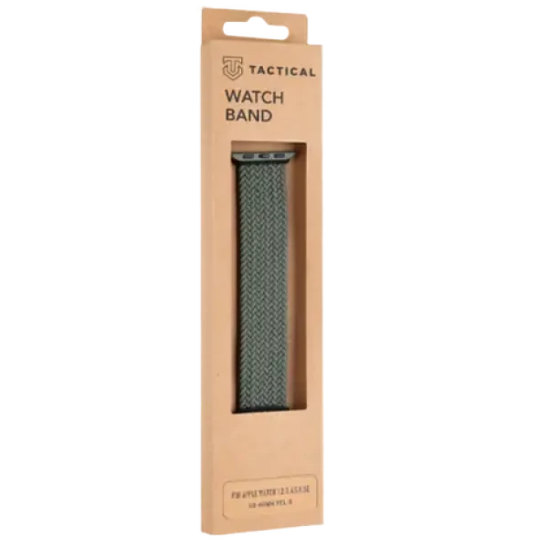 Tactical 761 Pletený Převlékací Řemínek pro Watch 38 40mm vel. S zelená (8596311138294)