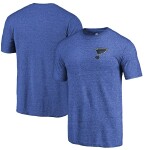 Fanatics Pánské Tričko St. Louis Blues Primary Logo Left Chest Distressed Tri-Blend Velikost: