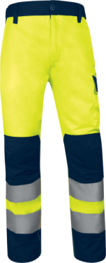 Reflexní pracovní kalhoty Delta Plus M1PA2HVCL2 Barva: Žlutá, Velikost: 3XL (M1PA2HVCL2JA3X)