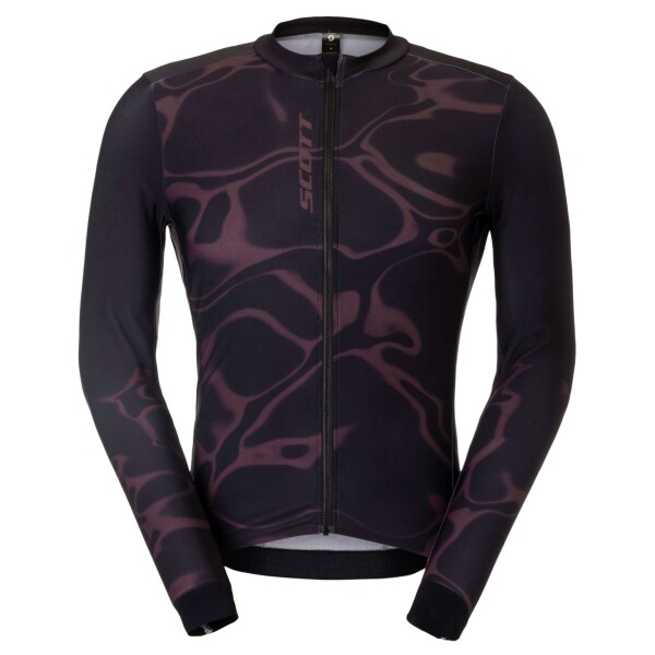 SCOTT Jersey M's Pro Mid LS, Cocoa Red/Black (vzorek) velikost: M