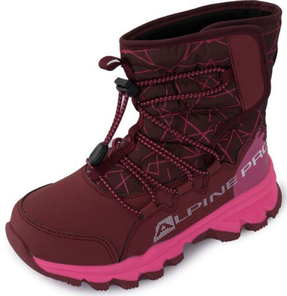 Dětské obuv zimní ALPINE PRO EDARO pink glo 33