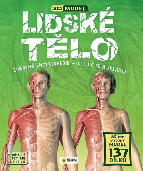 Lidské tělo - Zábavná encyklopedie - Čti, uč se a skládej (Dárkový box - kniha + model)