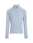 Dětské merino triko dlouhý rukáv, 1/2 zip ICEBREAKER Kids 260 Tech LS Half Zip, Zinc Blue velikost: 6