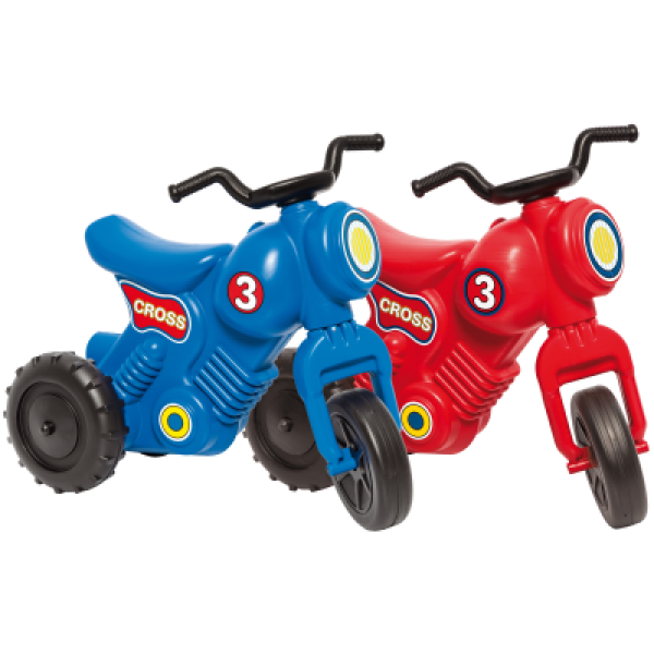 Odrážedlo Cross 3 motorbike - Modrá